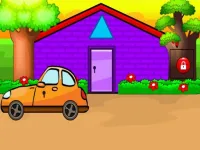 Orange Car Escape background