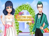 Dotted Girl Wedding Game background