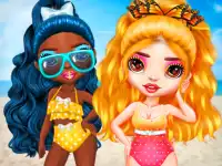 Beach Rainbow Season background