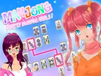 Mahjong Pretty Manga Girls background