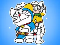 Doraemon Coloring Book background