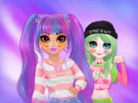 Princess e-Girl vs Soft Girl background