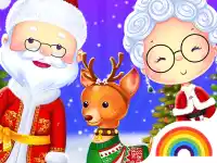 Mr And Mrs Santa Christmas Adventure background
