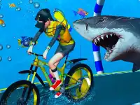 Underwater Bicycle Racing background