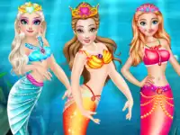 Princess Mermaid Style Dress Up background