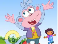 Monkey Boots Dress Up background
