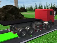 Truck Driving Construction Transport background
