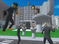 Skibidi Toilet Rage background