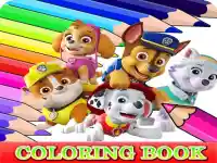 Coloring Book for Paw Patrol background