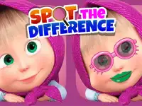 find differences - Masha and bear background