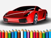 Racing Cars Coloring background