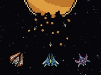Galactic Pixel Storm background