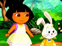 Dora Happy Easter Differences background