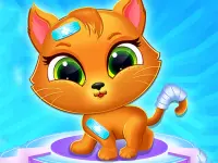 Cute Cat Doctor background