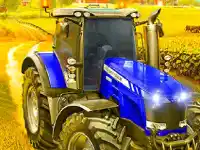 Village Farming Tractor background