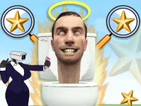 Skibidi Toilet Hidden Stars background