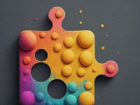 Shapes Using Dots background