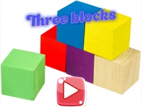 three blocks background