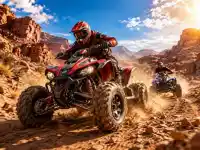 Extreme Quad Bike Racing background