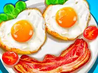 Delicious Breakfast Cooking background