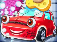 Kid car wash garage background