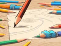 Drawing Puzzle Brain Game background