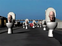 Hunt Skibidi Toilet background