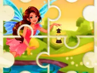 Little Cute Summer Fairies Puzzle background
