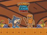 Brainrot Tung Sahur Battle background