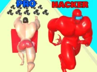 Muscle Runner Rush Race 3D background