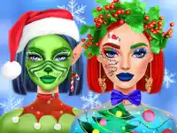 Ellie Christmas Makeup background