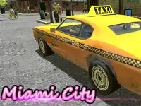Miami Taxi Driver 3D background