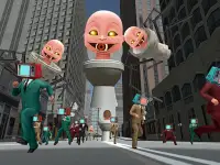 Skibidi Monster Toilet background