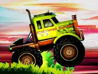 Crazy Monster Trucks Difference background