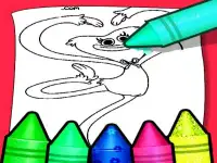 Kissy Missy Coloring Pages background