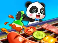 Little Pandas Food Cooking background