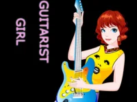 Guitarist Girl background
