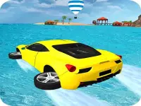 Water Surfing Car Stunts Game 3D background