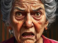Granny Jigsaw Creepy Puzzle background