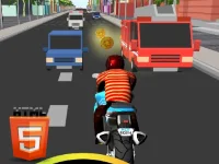Bike Rider Highway background