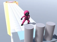 Squid Gamer Runner Obstacle background