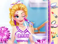 Vampire Princess Cheerleader Girl background
