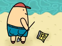 Sea side Cleaning Day background