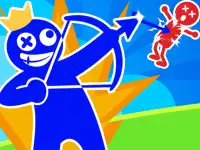 Red And Blue Stickman Spy Puzzles background