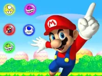 Super Mario Match 3 Puzzle background