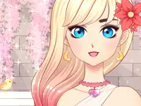 Anime Girl Fashion Dress Up & Makeup background