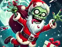 Flappy Zombie Santa Christmas Game background