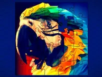 Poly Birds Jigsaw background