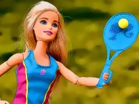 Blonde Doll Fashion Style Puzzle background
