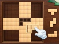 Blocks Puzzle Wood background